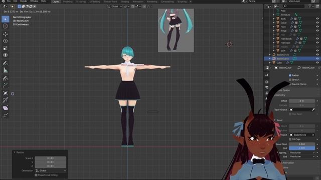 Part 5 Upgrade your 2D Vroid textures to 3D models with Blender смотреть онлайн