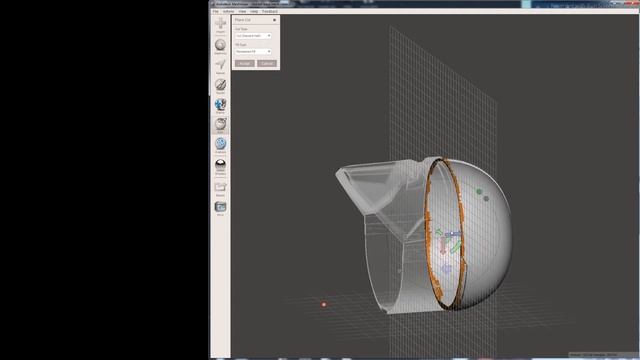 3D print preparation - How to cut a 3d model using Meshmixer смотреть онлайн