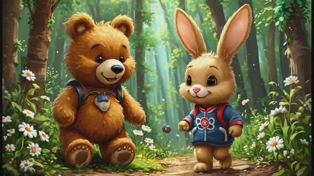 Сказка как медвежонок спортом занимался ! Сказки на ночь для детей . смотреть онлайн