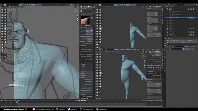 Modeling for Animation 10 - CONVERTING AN EXISTING CHARACTER INTO A NEW ONE! смотреть онлайн