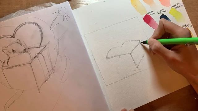 Избавляю от страха нового арт материала👌🏻 Распаковка и тест набора акварели van Gogh смотреть онлайн