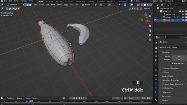 how to make a bananas in 1 minute in blender lazy tutorial смотреть онлайн