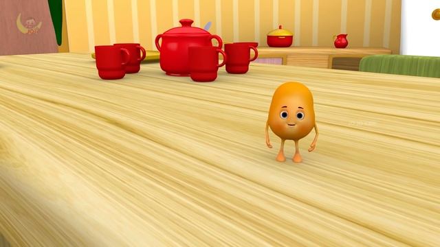 Barish Aayi Cham Cham Cham - Hindi Rhymes | बारिश आई | Hindi Nursery Rhyme For Children By JoJo Kid