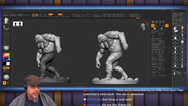 Enter the ZBHO Dojo: Viewer Critiques & More! - Spicer McLeroy - ZBrush 2021.7 смотреть онлайн