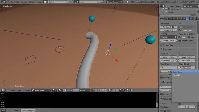 Blender Tutorial . Animating Curve Objects with Hooks смотреть онлайн