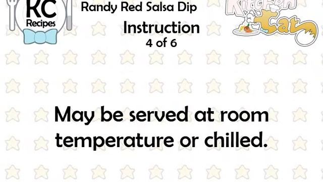 Randy Red Salsa Dip - Kitchen Cat смотреть онлайн