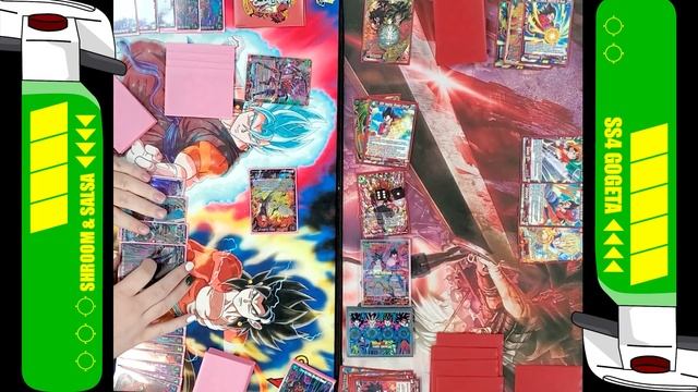 Shroom & Salsa (B) Vs SS4 Gogeta (R) | Set 18 DAWN OF THE Z-LEGENDS | DBS TCG