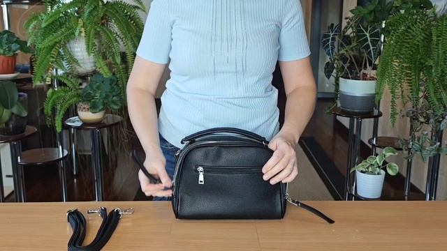 Женская сумка Pola 2419 черная смотреть онлайн