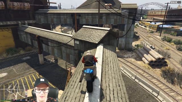 SPRÓBUJ TAM DOLECIEĆ! w GTA 5 Online Hogaty i CESAR "STUNTERSKI DUET" #365 смотреть онлайн