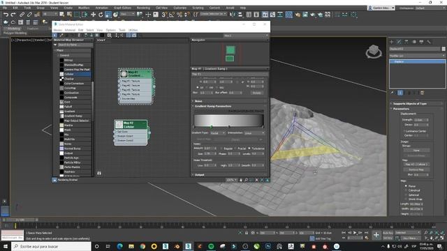 Procedural Terrain Tutorial - No textures maps - Without plungis - 3ds Max смотреть онлайн