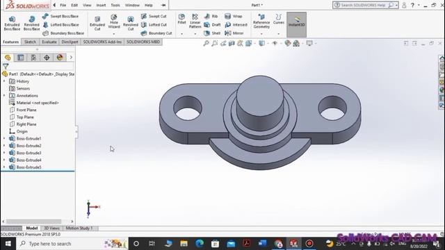 Exercise 30 || solidworks tutorial for beginners #solidworks #autocad_tutorial #solidworks_2021 смотреть онлайн