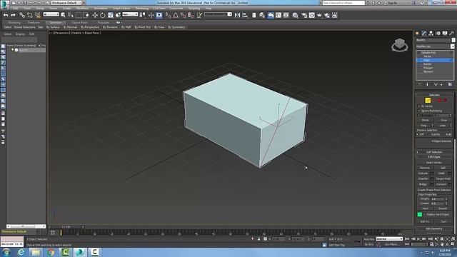 3ds Max 08-31 Editable Poly Edit Geometry Rollout Quickslice смотреть онлайн