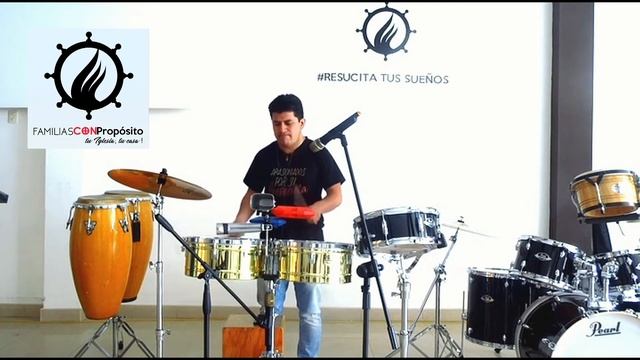 Cover timbales y tumbas - Aclamad a Dios versión Salsa (Sembradores) смотреть онлайн
