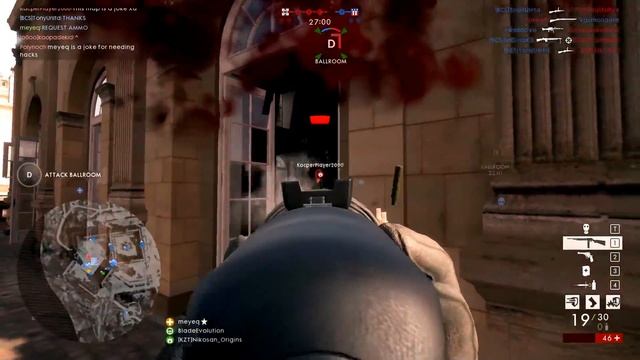 100 kills with M1907-F in Ballroom Blitz %BF1 смотреть онлайн