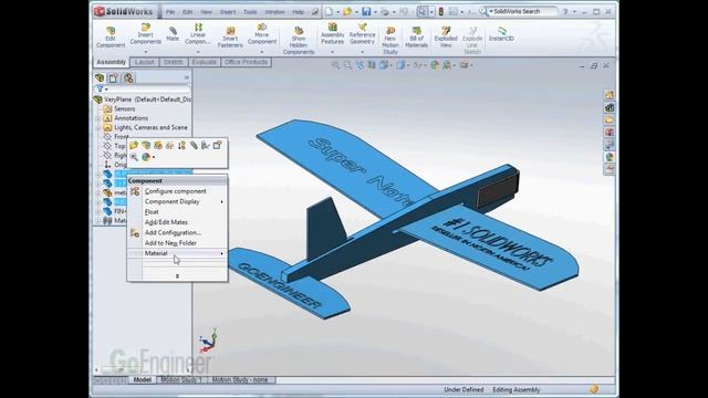 SOLIDWORKS - Apply Material to Multiple Components смотреть онлайн