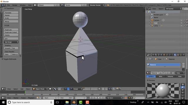 Join, Separate And Merge in Blender 3D (Hindi) смотреть онлайн