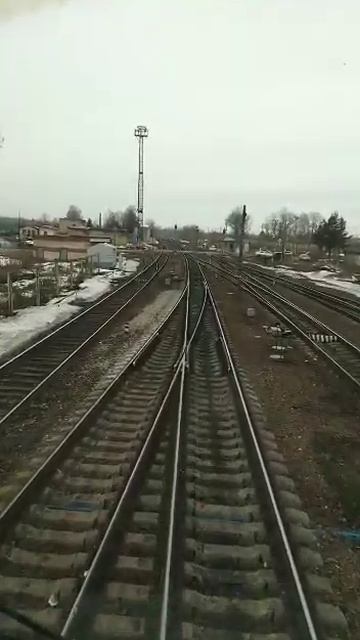 отправление с Ржева Вид из кабины машиниста смотреть онлайн