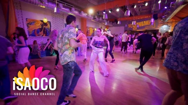 Aleksandr Slynko and Natalya Sirenko Salsa Dancing in Respublica Vosmera, Saturday 28.04.2018 смотреть онлайн