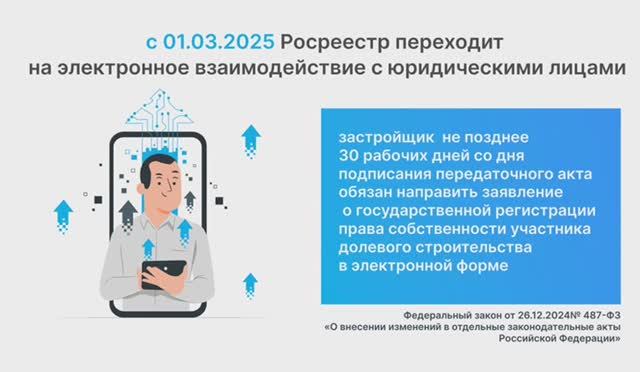 Как застройщику оформить права за участника долевого строительства в электронном виде смотреть онлайн