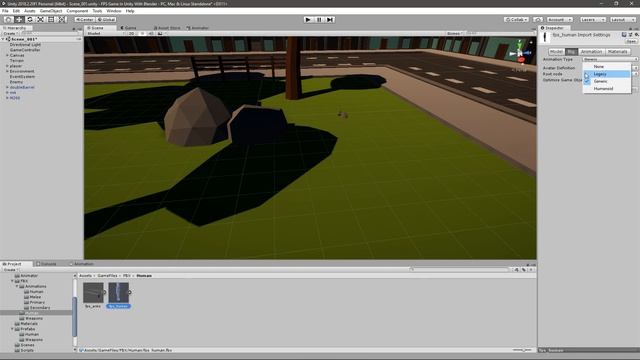 Exporting Human Enemy From Blender To Unity - FPS Game In Unity - Part 55 смотреть онлайн