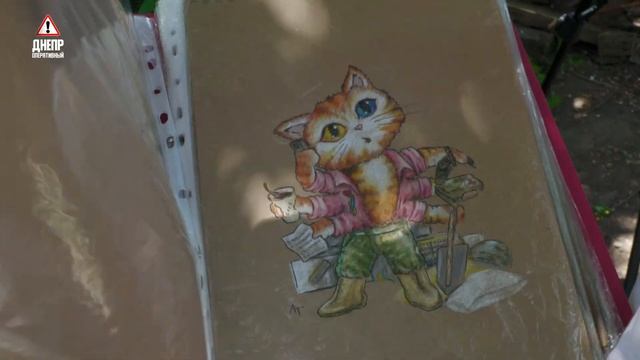 Дніпрянка, підкорила інтернет своїми малюнками про українських котиків смотреть онлайн