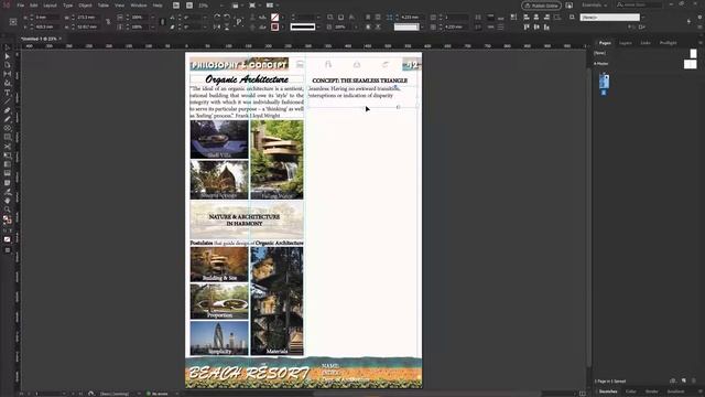 Indesign Presentation Board Tutorial for Architecture students смотреть онлайн