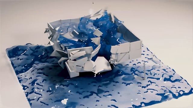Blender - Floating Box Fracture with Fluid Simulation - Cell Fracture + Flip Fluids смотреть онлайн