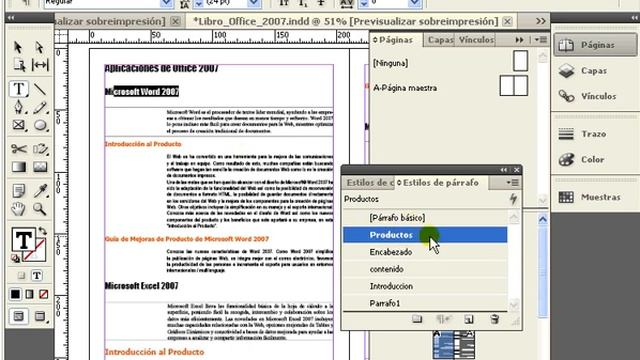Crear una tabla de contenido en indesign CS6, CC (2 de 5) смотреть онлайн