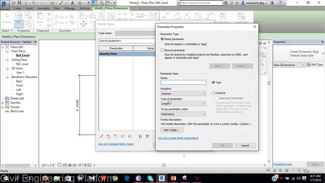 Creating Box Type Family In  Autodesk Revit 2017