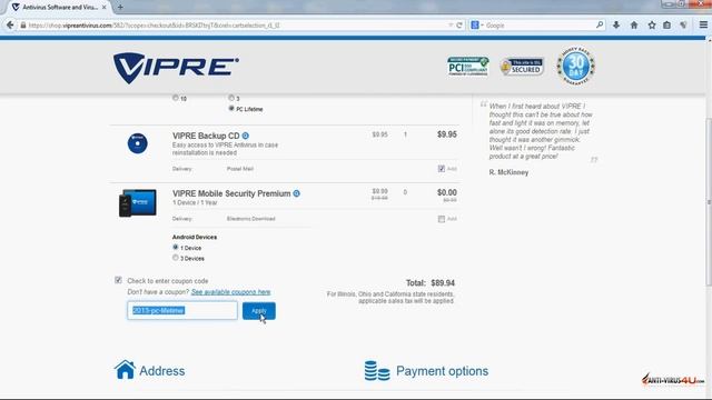 VIPRE Lifetime Subscription Coupon Code смотреть онлайн