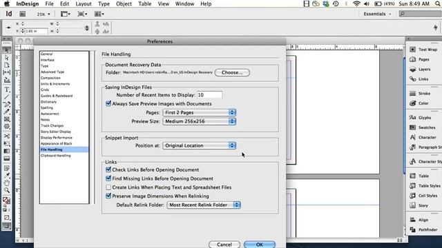 InDesign - 08 - Part 3 - Snippets, Organize file components in folders смотреть онлайн