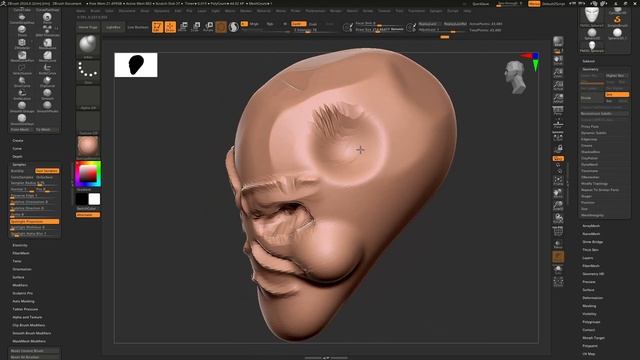 Про Кисти в Zbrush - Zbrush для начинающих