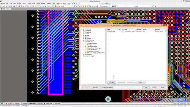 Altium Designer 17 - Backdrilling - 背鑽孔 смотреть онлайн