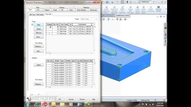 CAMWorks - Introduction to 3 Axis Machining Part 3 смотреть онлайн