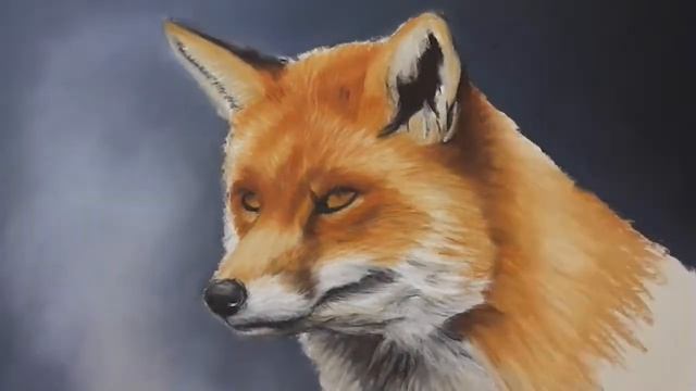 Time Lapse Pastel Portrait of a Red Fox смотреть онлайн