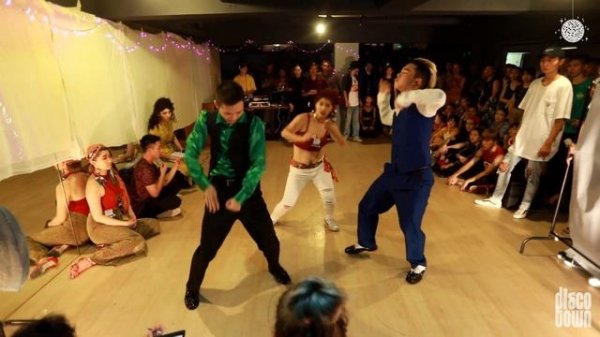 Waacking 3on3 Audition|20180826 Disco Town Vol.1