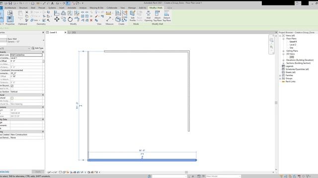 Creating a Wall in Revit смотреть онлайн