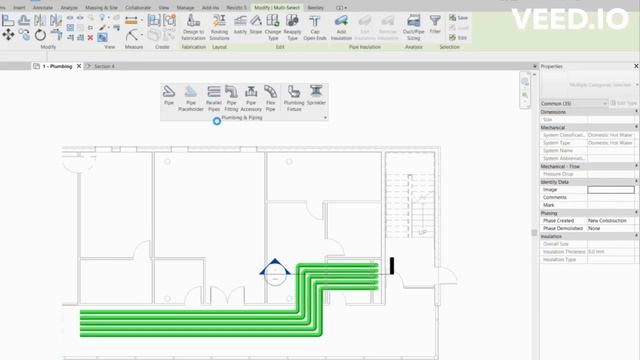 Piping In Revit MEP смотреть онлайн