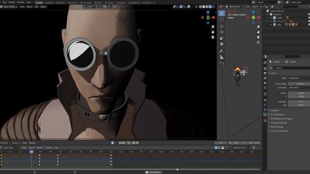 Blender Malt NPR Render Engine Realtime Light & Shadow / Outline смотреть онлайн