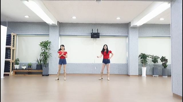 RED HOT SALSA  ( Beginner / Intermediate ) - Line Dance ( Demo & Teach )