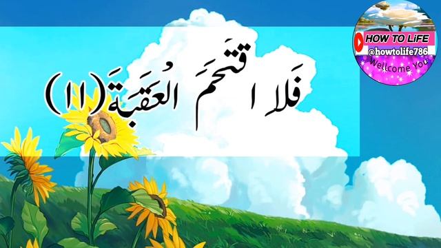 Surah Al-Balad | Albalad | With English Auto Translate | HowToLife786 смотреть онлайн