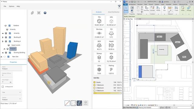 Site Analysis in Revit - Planary Add-in смотреть онлайн
