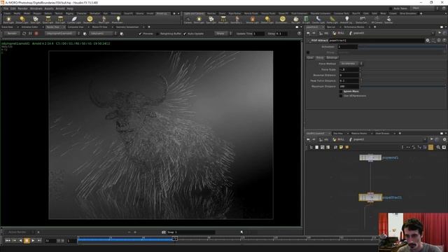 Timelapse of Unpublished piece - 3D art - zBrush, Houdini, Blender смотреть онлайн