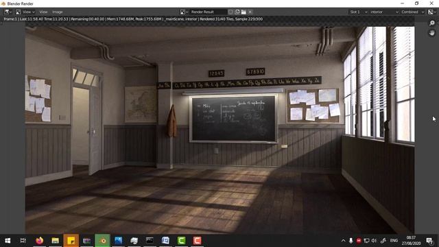 Benchmark Classroom - GPU RX 570 4GB смотреть онлайн