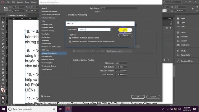Indesign CS 2019 :Chỉnh sửa các dòng chữ, ứng dụng cho nhà máy in offset 4 màu công nghiệp смотреть онлайн