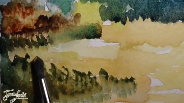 Always on the horizon I Watercolour Tutorial I Joan Louis смотреть онлайн