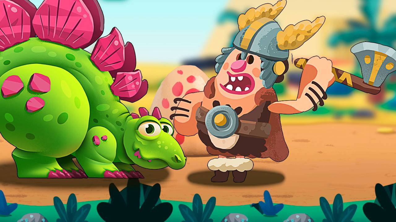 Дино Беш 2 прохождение мульт игры DINO BASH 2 на андроид серия 16