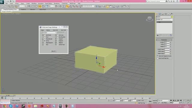 3D Studio Max - Week 6 - Part 10 - Snapping To The Grid смотреть онлайн