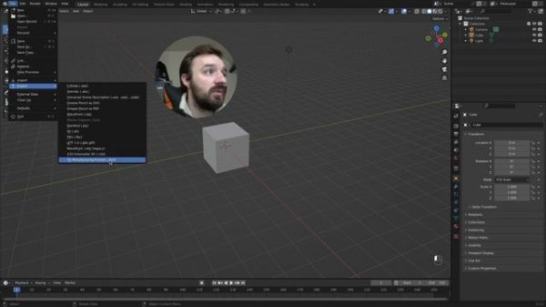 Blender 3.4 | Comment exporter/importer - un fichier .3mf
