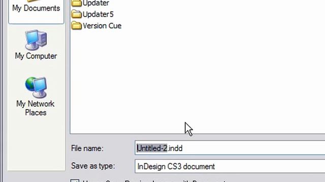 Save a Document in InDesign CS3 смотреть онлайн